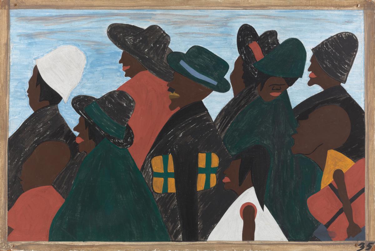 The Migration Series, Panel no. 35: They left the South in great